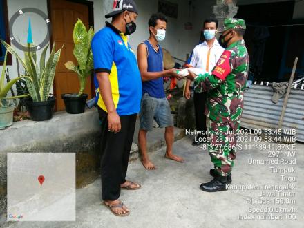 PENYERAHAN BANTUAN BERAS 